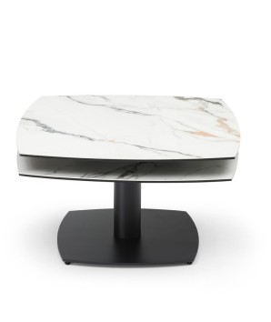 TABLE BASSE TONGA fermée détail céramique golden stone