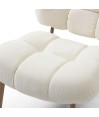 fauteuil nuage CHESTER City Tissu Blanc fauteuil nuage CHESTER City Tissu Blanc