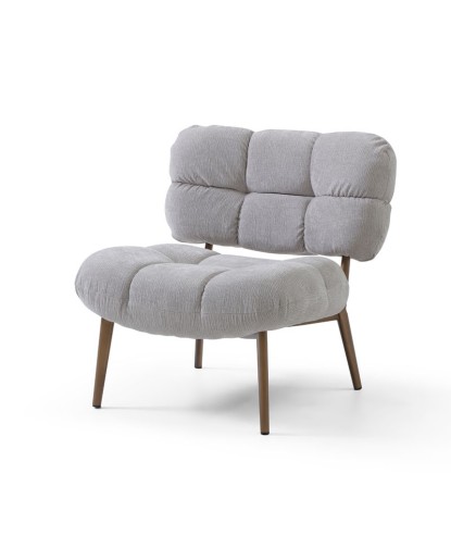 fauteuil nuage CHESTER City Tissu Gris