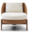 Fauteuil design italien COCOON City Tissu Blanc Fauteuil design italien COCOON City Tissu Blanc