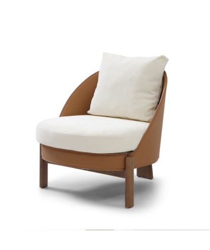 Fauteuil design italien COCOON City Tissu Blanc