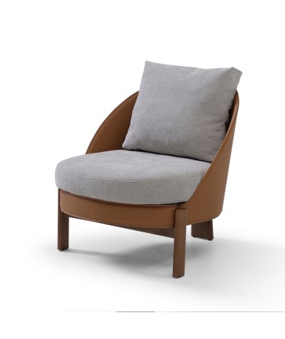 Fauteuil design italien COCOON City Tissu Gris