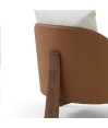 Fauteuil design italien COCOON City Tissu Blanc Fauteuil design italien COCOON City Tissu Blanc