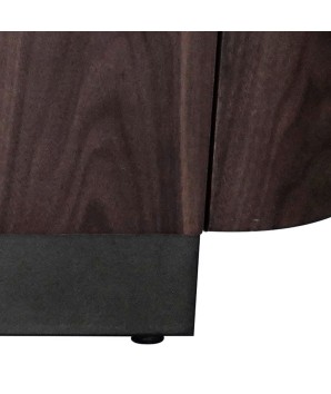 meuble tv luxe EVA bois détail pied