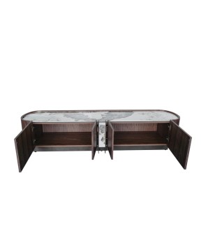 Meuble TV design mid-century moderne EVA