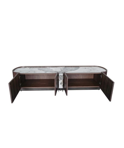 Meuble TV design mid-century moderne EVA