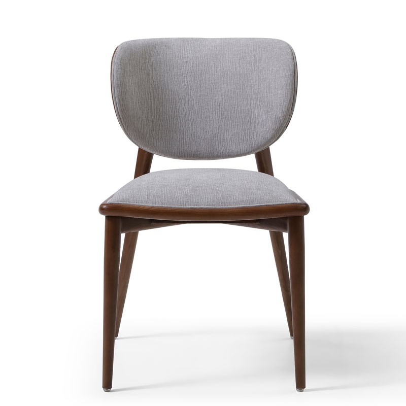 Chaise scandinave 50’S LAURA tissu gris (lot de 2) Chaise scandinave 50’S LAURA tissu gris (lot de 2)