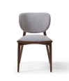 Chaise scandinave 50’S LAURA tissu gris (lot de 2) Chaise scandinave 50’S LAURA tissu gris (lot de 2)