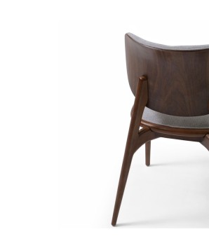 Chaise Repas LAURA gris - Design Scandinave et Vintage 50’s