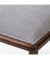 Chaise scandinave 50’S LAURA tissu gris (lot de 2) Chaise scandinave 50’S LAURA tissu gris (lot de 2)