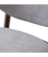 Chaise scandinave 50’S LAURA tissu gris (lot de 2) Chaise scandinave 50’S LAURA tissu gris (lot de 2)