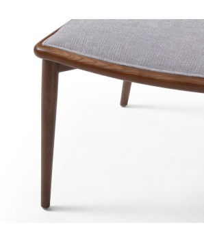 Chaise Repas LAURA gris - Design Scandinave et Vintage 50’s