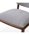 Chaise scandinave 50’S LAURA tissu gris (lot de 2) Chaise scandinave 50’S LAURA tissu gris (lot de 2)