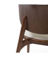 Chaise scandinave 50’S LAURA tissu blanc (lot de 2) Chaise scandinave 50’S LAURA tissu blanc (lot de 2)
