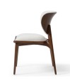 Chaise scandinave 50’S LAURA tissu blanc (lot de 2) Chaise scandinave 50’S LAURA tissu blanc (lot de 2)