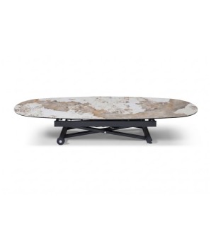 Table relevable Design Modulable POP-UP céramique  Pandora