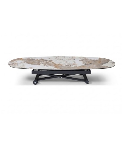 Table relevable Design Modulable POP-UP céramique  Pandora
