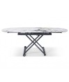 Table relevable Design Modulable POP-UP céramique Cold Jade