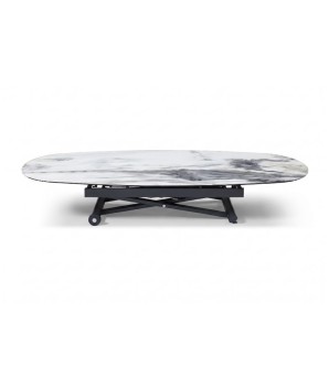 Table relevable Design Modulable POP-UP céramique Cold Jade