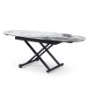 Table relevable Design Modulable POP-UP céramique Cold Jade