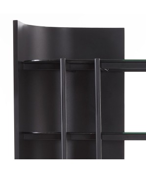 Bibliothèque GALERIE - Design Atypique Bois et Verre