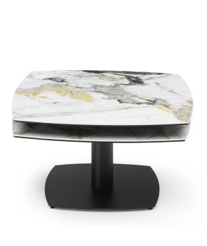 Table basse TONGA Cold Jade 2 plateaux pivotants