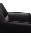 Chaise de salle à manger cuir pivotantes TINA Noir (Lot de 2) Chaise de salle à manger cuir pivotantes TINA Noir (Lot de 2)