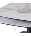 Table basse TONGA Arabescato 2 plateaux pivotants Table basse TONGA Arabescato 2 plateaux pivotants