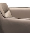 Chaises de salle à manger cuir pivotantes TINA Gris (Lot de 2) Chaises de salle à manger cuir pivotantes TINA Gris (Lot de 2)