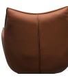 Chaise de salle à manger cuir pivotantes TINA Fauve (Lot de 2)
