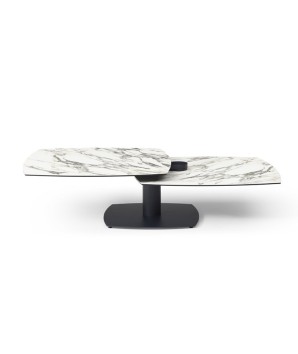 Table basse TONGA kaledonia 2 plateaux pivotants
