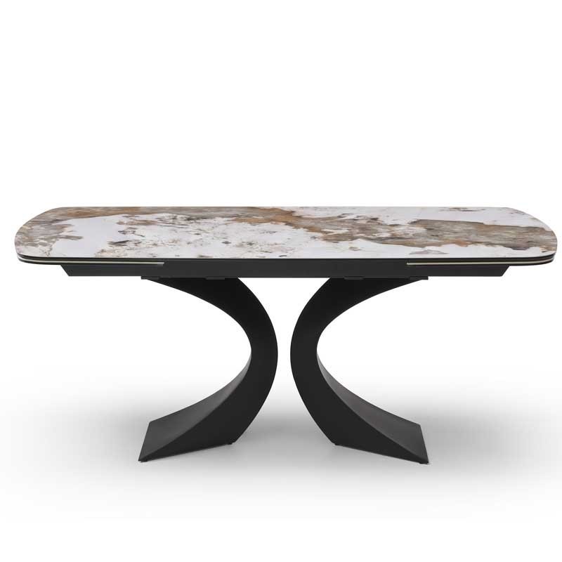Table à manger extensible 8-12 personnes OLYMPIA Céramique Pandora Table à manger extensible 8-12 personnes OLYMPIA Céramique Pandora
