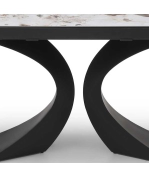 Table à manger extensible 8-12 pers OLYMPIA Céramique Pandora