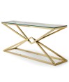 Console LOUXOR Dorée Hollywood Regency Console LOUXOR Dorée Hollywood Regency