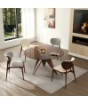 Table Repas ronde 6-8 personnes LAURA. Design Vintage Verre Fumé Table Repas ronde 6-8 personnes LAURA. Design Vintage Verre Fumé