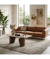 Table basse noyer céramique patagonia Mid-Century CLEA Table basse noyer céramique patagonia Mid-Century CLEA