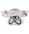 Table basse TREFLE 3 plateaux pivotants céramique Patagonia