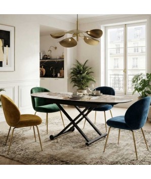 table relevable POP UP patagonia dans appartement parisien