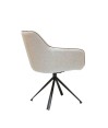 Lot de 2 chaises pivotantes ELVIRA Beige
