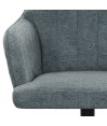 Lot de 2 chaises repas pivotantes OPHELIA Aragon Tissu Bleu Lot de 2 chaises repas pivotantes OPHELIA Aragon Tissu Bleu
