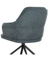 Lot de 2 chaises repas pivotantes OPHELIA Aragon Tissu Bleu Lot de 2 chaises repas pivotantes OPHELIA Aragon Tissu Bleu