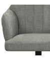 Lot de 2 chaises repas pivotantes OPHELIA Aragon Tissu Gris