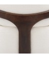 Fauteuil de salon confortable BOREAL Tissu Blanc Fauteuil de salon confortable BOREAL Tissu Blanc