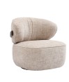 Fauteuil de salon confortable BOREAL Tissu Beige Fauteuil de salon confortable BOREAL Tissu Beige