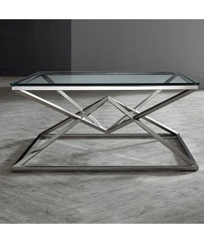 Table basse LOUXOR Chromée