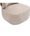 Fauteuil de salon confortable BOREAL Tissu Beige Fauteuil de salon confortable BOREAL Tissu Beige