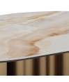 Table Basse ONDE Bronze Céramique Wave