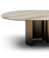 Table Basse ONDE Bronze Céramique Wave