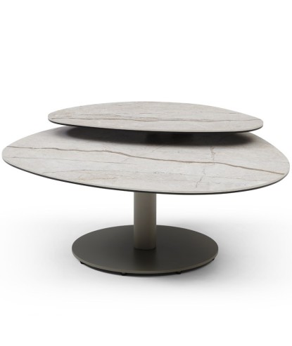 Table Basse OPALINE Pivotante Céramique Grey