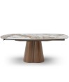 Table Repas LOLA Extensible Céramique Pandora Noyer Table Repas LOLA Extensible Céramique Pandora Noyer